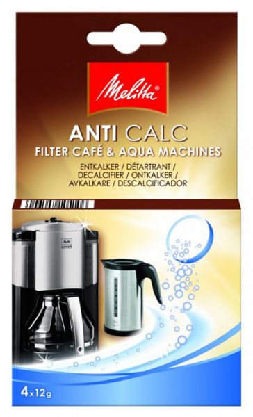 Чистящее средство Melitta Anti calc 0,012 кг*4 шт