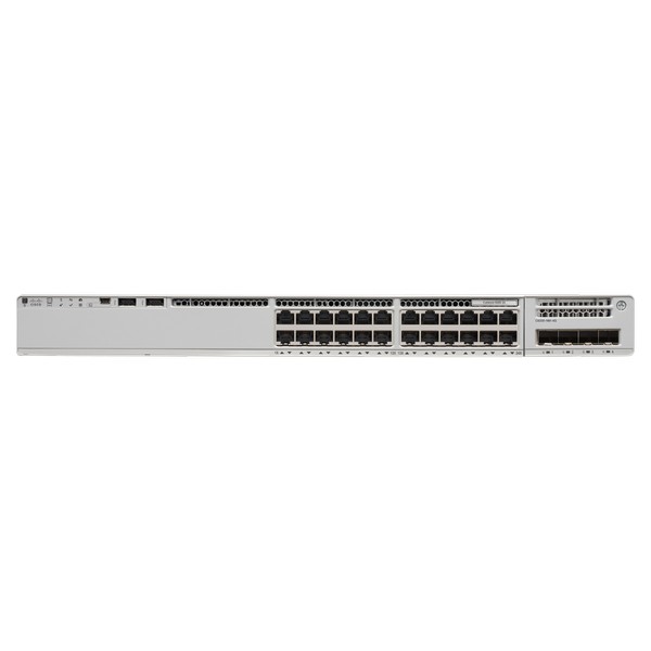 Коммутатор Cisco C9300L-24P-4X-E 24x, управляемый