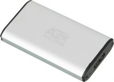 Внешний корпус для HDD/SSD Agestar 3UBMS1 mSATA USB 3.0 пластик/алюминий серебристый