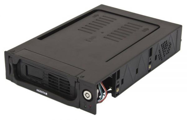 Корпуса и док-станции для жестких дисков Agestar Mobile rack (салазки) для HDD AGESTAR TMR-SATA(K)-2F, черный