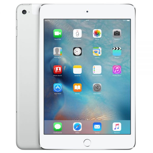 Планшетный компьютер Apple iPad mini 4 Wi-Fi + Cellular 16GB Silver