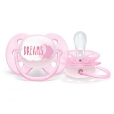 Пустышка Philips AVENT Ultra Soft SCF527/01 розовый от 0 до 6 месяцев 1 шт.