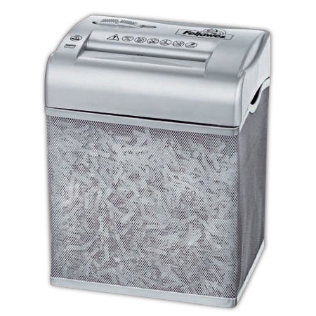 Шредер Fellowes PowerShred Shredmate (CRC-37005) (секр.P-4)/фрагменты/4лист./4.5лтр./Уничт:скрепки, скобы, пл.карты